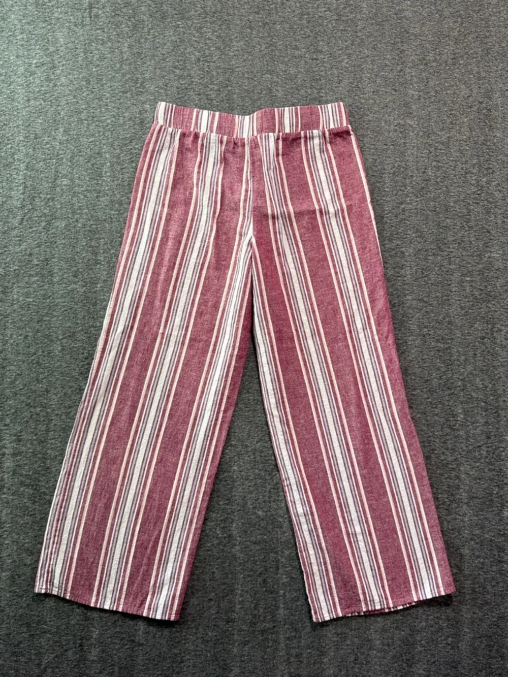 Pink Rose‎ Cotton Linen Blend Pull On Pants Size Medium